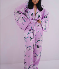 Cargar imagen en el visor de la galería, Floral Bae - Kimono Style wide-leg Jumpsuit