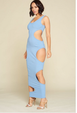 Load image into Gallery viewer, OUT OF UR LEAGUE- Cut out bodycon dress