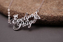 Load image into Gallery viewer, “DScript “ Custom Name Necklace