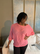 Cargar imagen en el visor de la galería, Basically Perfect off the shoulder Sweater,Pink