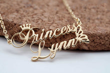 Load image into Gallery viewer, “DScript “ Custom Name Necklace